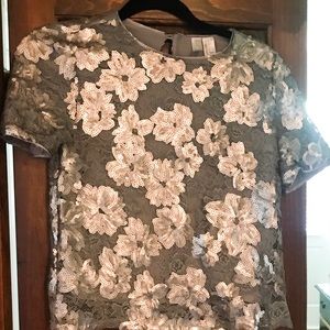 Forever 21 Exclusive Sequin Crop Top